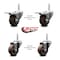 Service Caster 3 Inch High Temp Glass Filled Nylon 34 Inch Stem Caster Set 2 Total Lock Brakes SCC-TSTTL20S314-GFNSHT-34212-2-S-2 - alternate 4